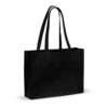 Draagtas gerecycled katoen met bodem 140g/m² 49x14x37cm