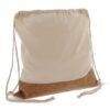 Trekkoord rugzak Kurk met katoenen koord 38x41cm