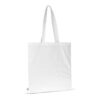 Schoudertas katoen GOTS gekleurd lang 140g/m² 38x42 cm