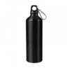 Waterfles aluminium met karabijnhaak 75 cl.