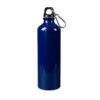 Waterfles aluminium met karabijnhaak 75 cl.