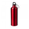 Waterfles aluminium met karabijnhaak 75 cl.