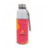 Waterfles glas met custom-made sleeve 500ml