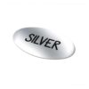 Vinyl Sticker Ovaal 20x10mm
