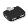 SQUARE USB Hub, 4 poorten