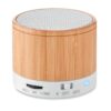 ROUND BAMBOO Bluetooth luidspreker