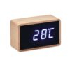 MIRI CLOCK Bamboe klok met LED