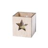 Vanille geurkaars in houten box