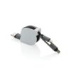 3-in-1 kabel met rolmechanisme
