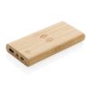 FSC® bamboe 8.000 mAh 5W wireless powerbank