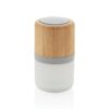 Draadloze bamboe 3W speaker met sfeerlicht