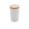 GRS gerecycled PP mok met FSC® bamboe deksel