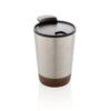 GRS gerecycled PP en roestvrijstalen kurk koffiebeker