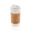 ECO PLA 40 cl. beker met kurk handvat
