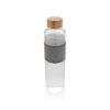 Impact glazen fles met bamboe deksel 75 cl.