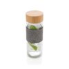 Impact dubbelwandige borosilicaat glazen drinkfles 36 cl.