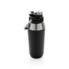 Vacuüm RVS fles met duo-functie deksel 1L