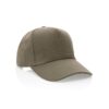 Impact 5 panel 280gr recycled katoenen cap met AWARE™ tracer