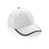 Impact AWARE ™ 6 panel cap van geborsteld katoen met bies