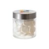 Glazen pot met RVS deksel 0,35 liter
