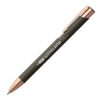 MARTINIQUE soft touch balpen Rose Gold met lasergravering