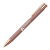MARTINIQUE soft touch balpen Rose Gold met lasergravering