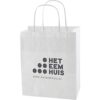 Papieren tas wit en bruin 220x310x100 mm