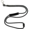 Polyester koordlanyard met veiligheidssluiting en naamlabel
