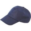 Cap 5 panel basic met klittenbandsluiting