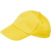 Cap 5 panel basic met klittenbandsluiting