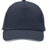 Cap 5 panel brushed met klittenbandsluiting