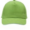 Cap 5 panel brushed met klittenbandsluiting
