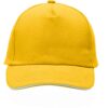 Cap 5 panel brushed met klittenbandsluiting