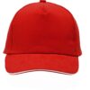 Cap 5 panel brushed met klittenbandsluiting