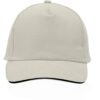 Cap 5 panel brushed met klittenbandsluiting