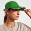 Cap 5 panel brushed met gesp sluiting