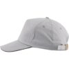 Cap 5 panel brushed met gesp sluiting