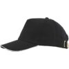 Cap 5 panel brushed met gesp sluiting