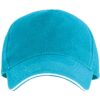 Cap 5 panel brushed met gesp sluiting
