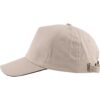Cap 5 panel brushed met gesp sluiting