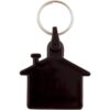 Kunststof sleutelhanger Huis