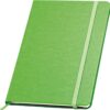 Notitieboek A5 met  elastiek, leeslint en opbergvak, 80 pagina`s