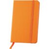 Notitieboekje A6 met elastiek en leeslint, 80 pagina`s