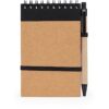 Recycled notitieboek A6 met pen