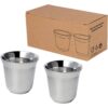 Duo 80 ml RCS gecertificeerde roestvrijstalen espressokopjesset