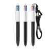 BIC 4 kleuren balpen met Lanyard