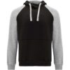 Badet unisex tweekleurige hoodie
