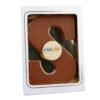 Chocoladeletter  XL 200 gram - met chocoladelogo