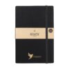 Bamboo Journal Naked Spine Notebook Black A5