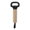 Flesopener met houten handvat en riem